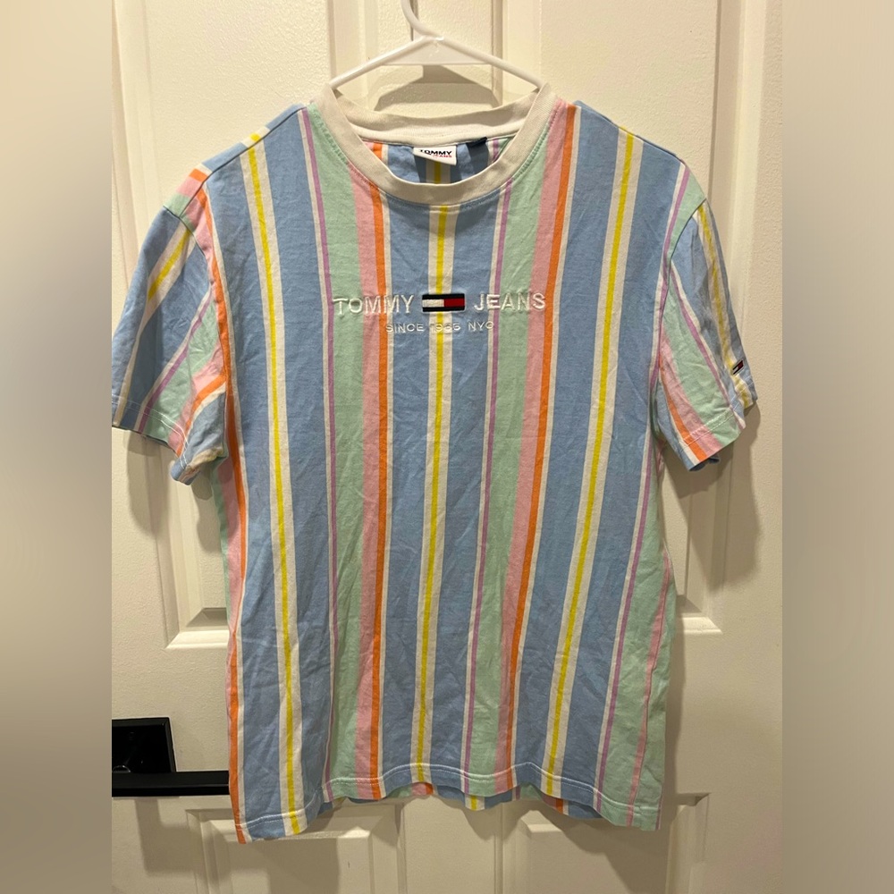 Tommy Hilfiger Pastel Striped Multicolor T-Shirt
